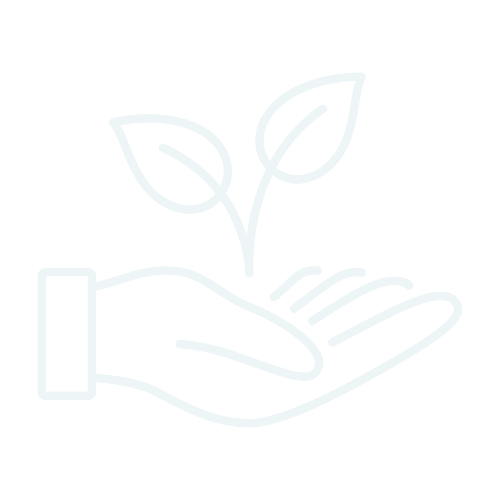 hand and leaf icon